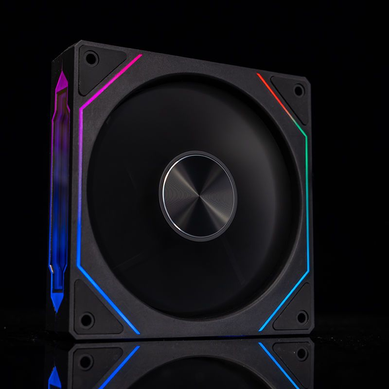 OCNG Prism 4RS ARGB CPU Fan 120mm Infinity Mirror Design 5V 3PIN Motherboard Lighting Sync 4PIN PWM Case Cooler Fan. 
