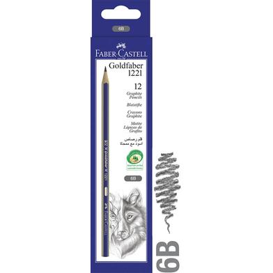 Castell Gold Faber 6B Pencil - 12 Pcs