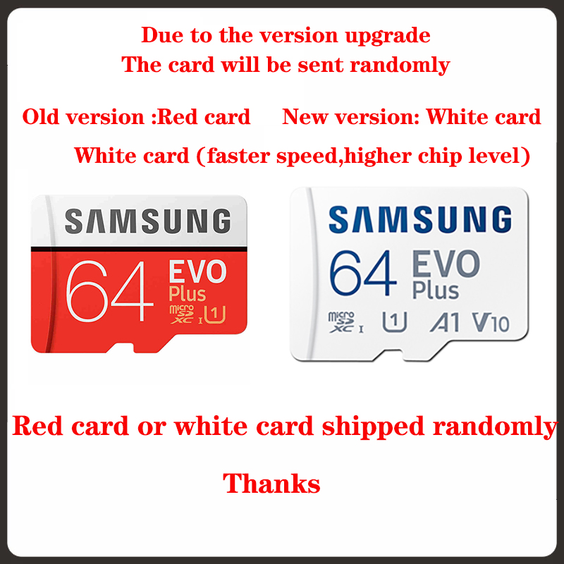 Original SAMSUNG EVO Plus Memory Card 64GB U3 EVO + 128GB 256GB Class10 Micro SD Card 32GB 16GB microSD UHS-I U1 TF Card. 