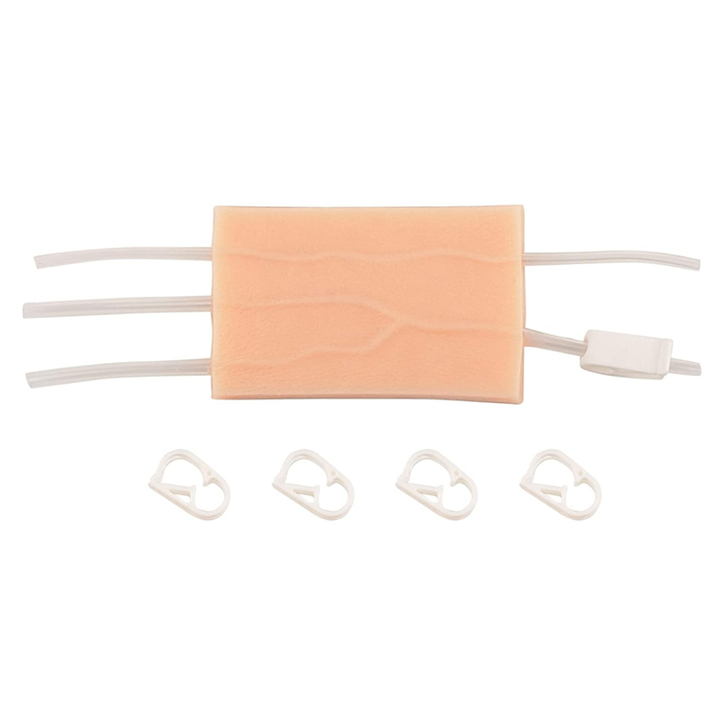 Insert Injection Training Pad with Simulated Striae and Raised Veins for Nursing Students Human Skin Module