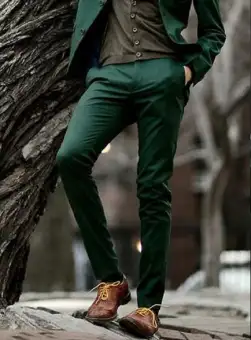 green colour formal pant