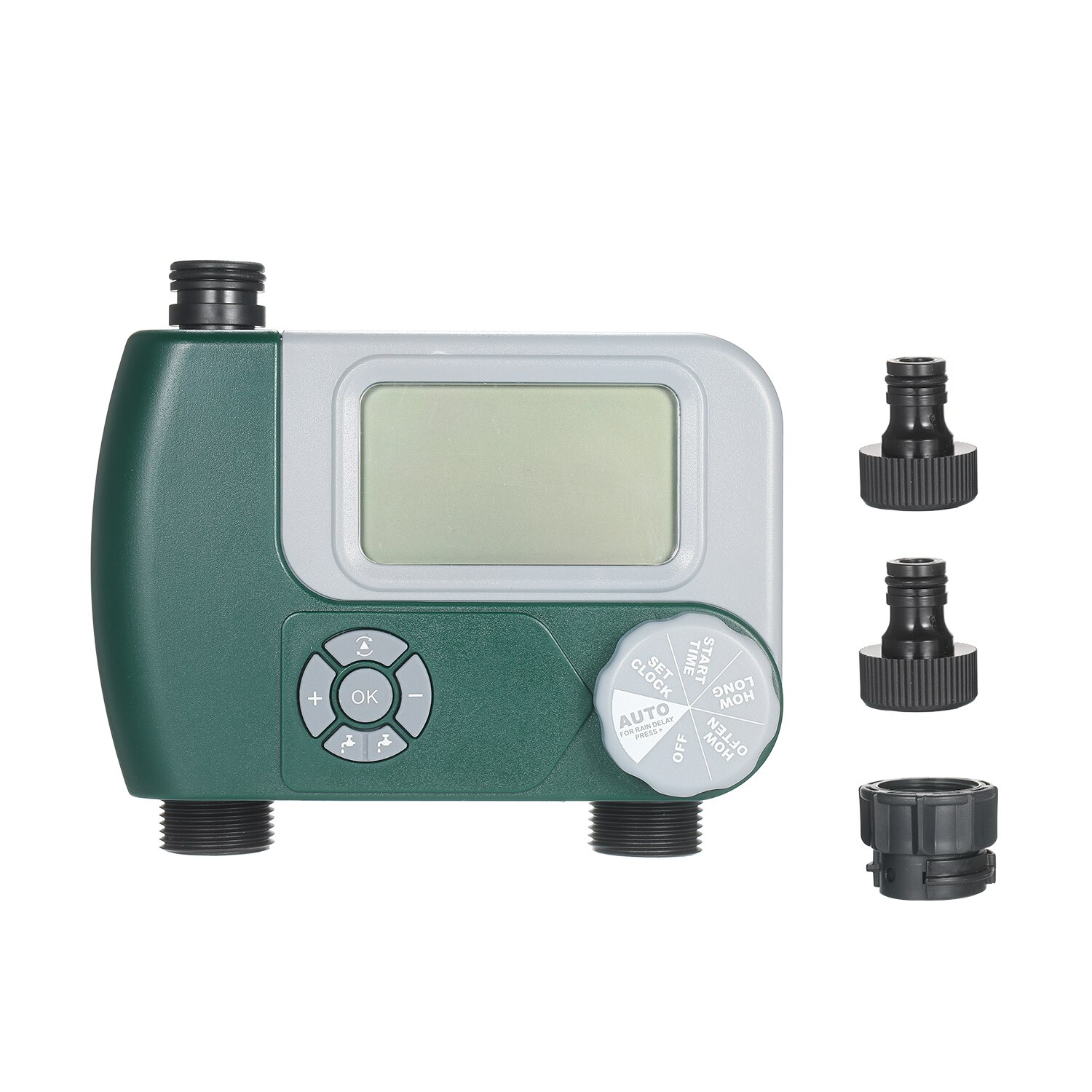 Digital Hose Faucet Timer Outdoor  Operated Automatic Watering Sprinkler System Irrigation Controller with 2 Outlet. 
