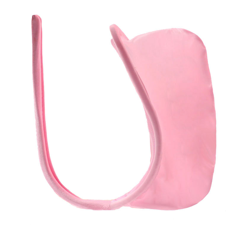 Men Invisible Underwear Glossy Silky C-String Thong Panties G-string C Shape StringInvisible Cover Pouch Tangas. 
