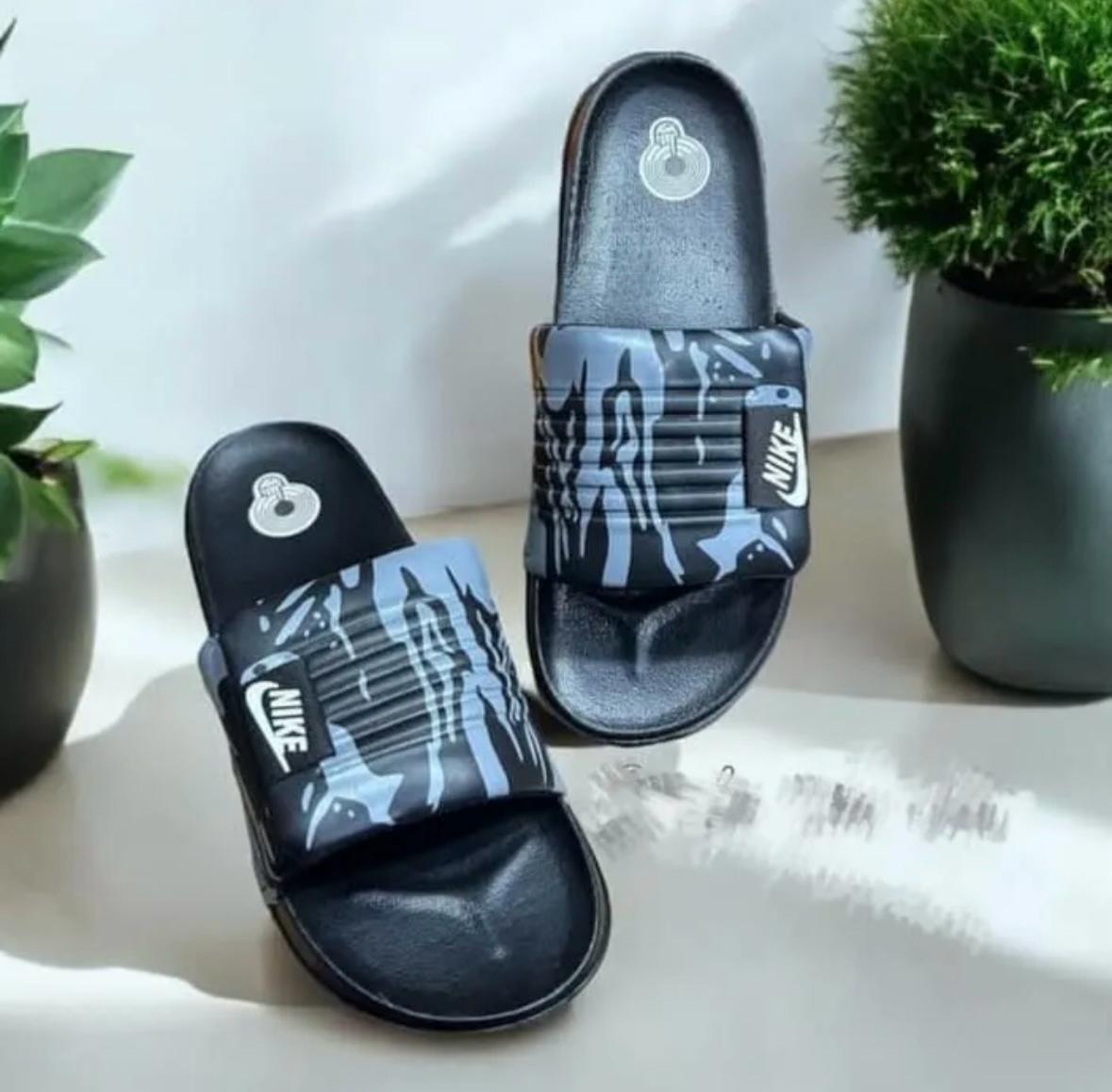 New Collection Black White Red And Yellow Color NK Slide Slipper Sandal For Men M25002