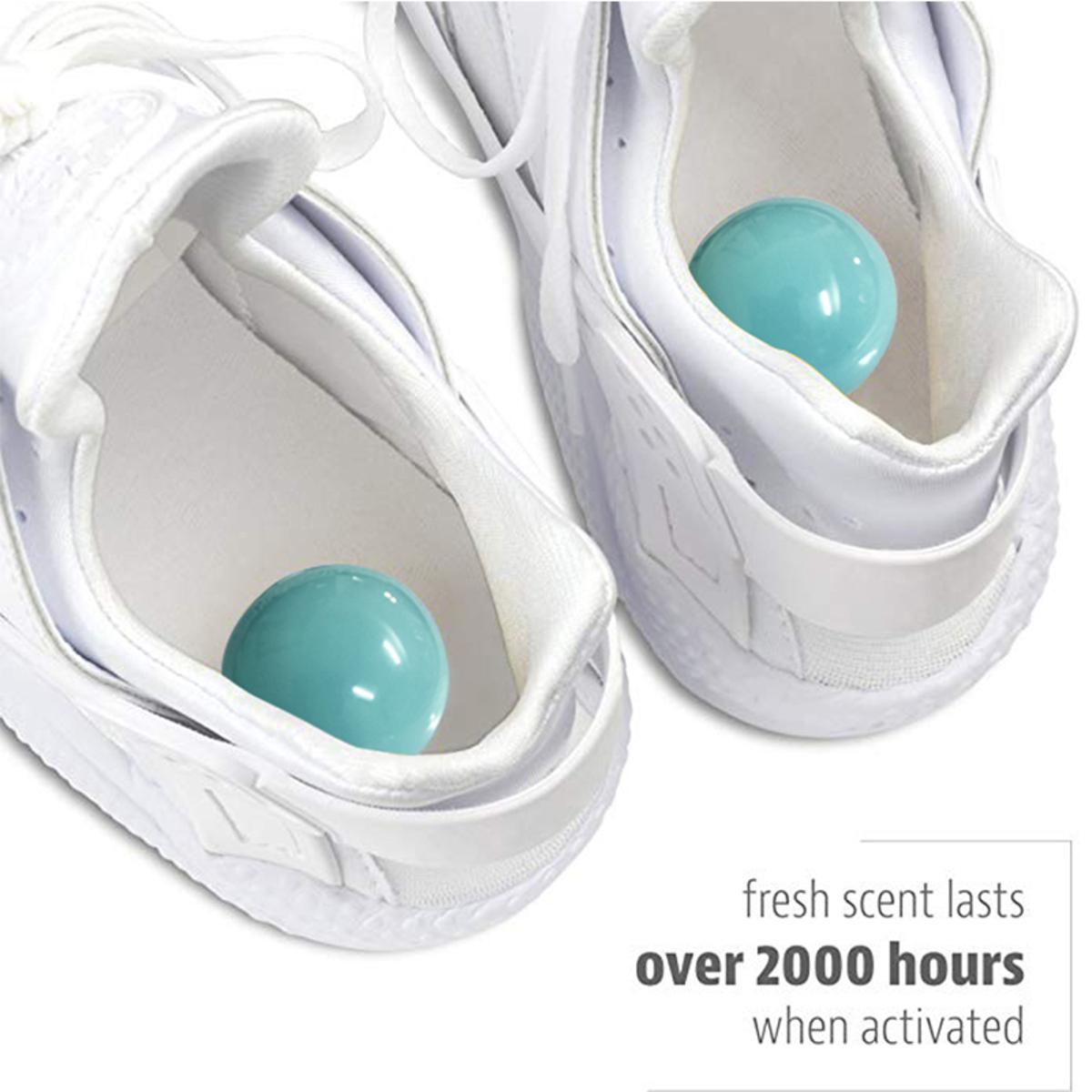 1 Pair Deodorizer Balls Sneaker Perfume Balls For Shoes Gym Bag, Locker And Cars Deodorizer Neutralizing Odor Shoe Freshener. 