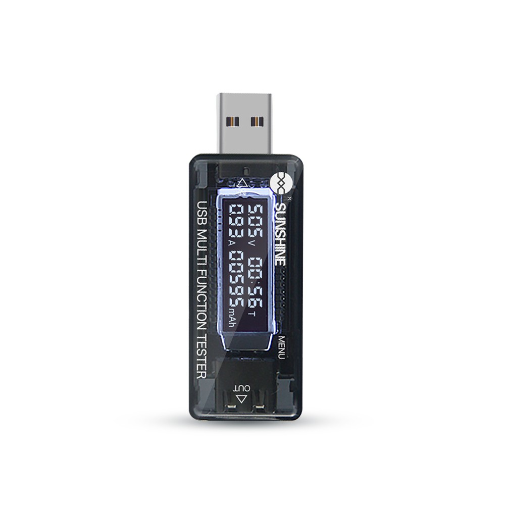 SS-302A 302A Multi Function Charger Doctor USB Display Voltmeter Digital Tester Current Voltage Testers Charger Doctor Capacity Fast Charge Power Bank Meter Tools Sets. 