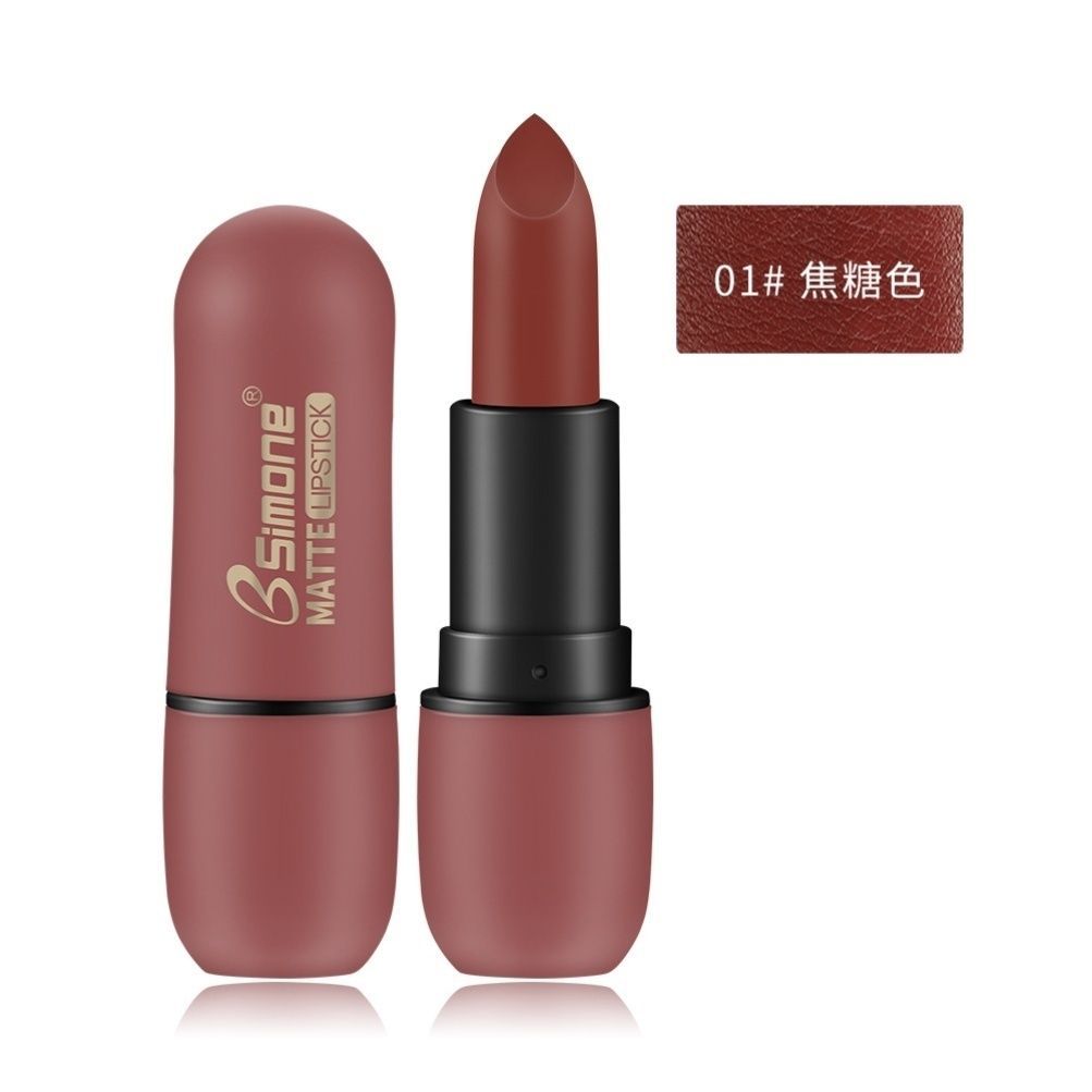 Super white matte lipstick, plum color girl group, retro rose red, raspberry deep red, long-lasting, non-fading, non-sticking cup. 