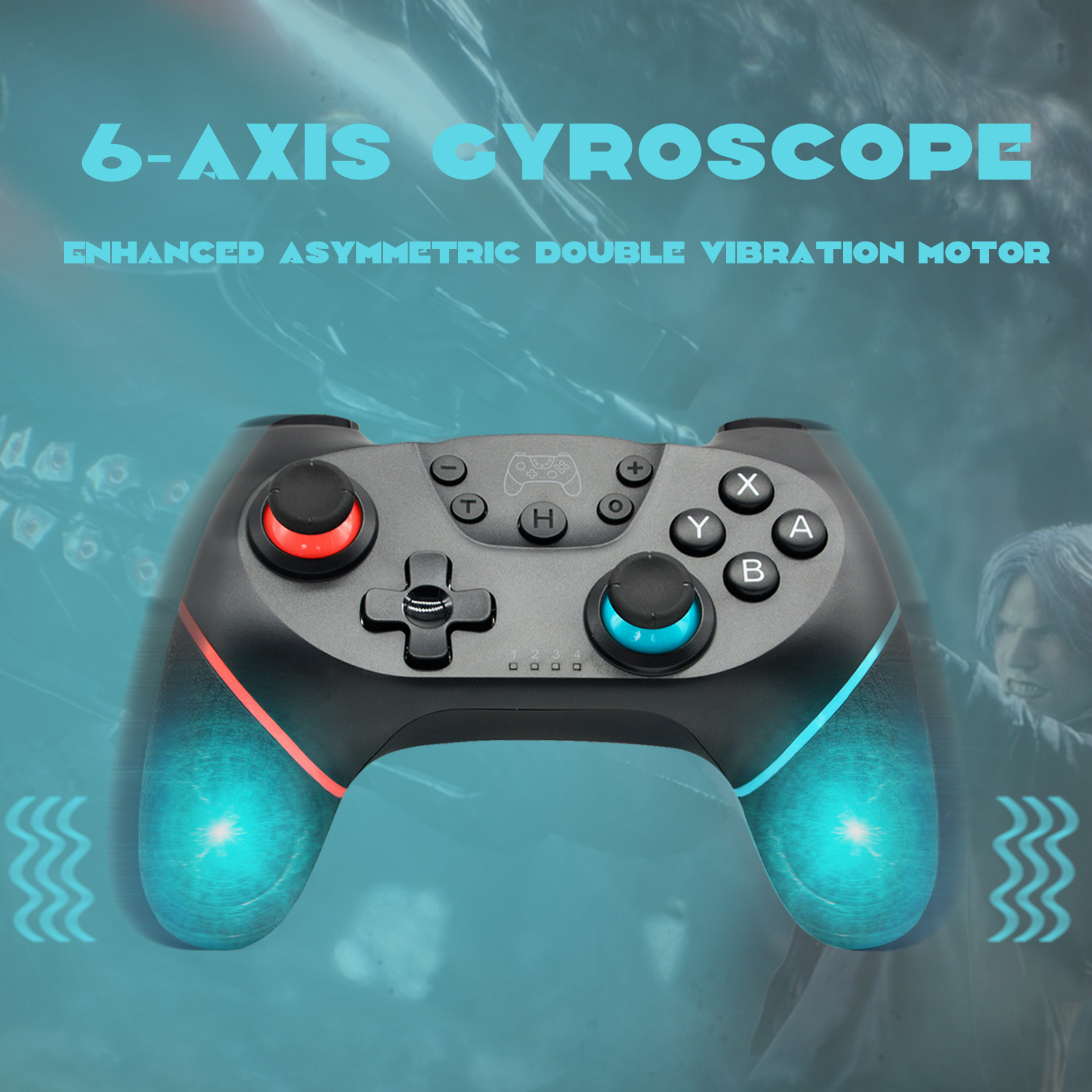 BROODIO Compatible Nintendo Switch Controller Wireless Bluetooth Gamepads For Nintendo Switch Pro OLED Console Control Joystick. 