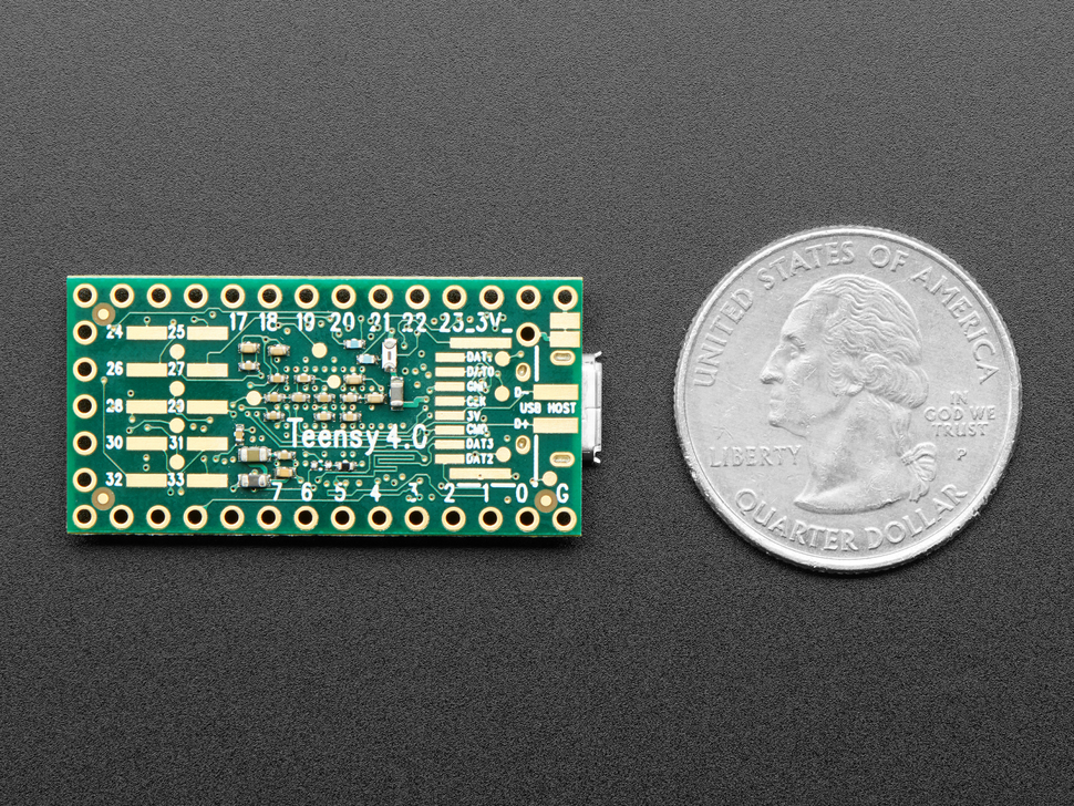 PJRC Teensy 4.0 USB Development Board. 