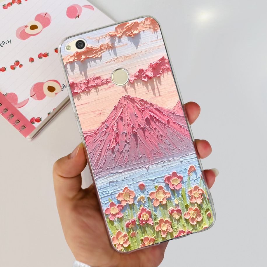 For Huawei Nova Lite 2017 Case Stylish Flower Soft TPU Phone Cover For Huawei P8 P9 Lite 2017 Protector PRA-LX1 Nova Lite Bumper. 