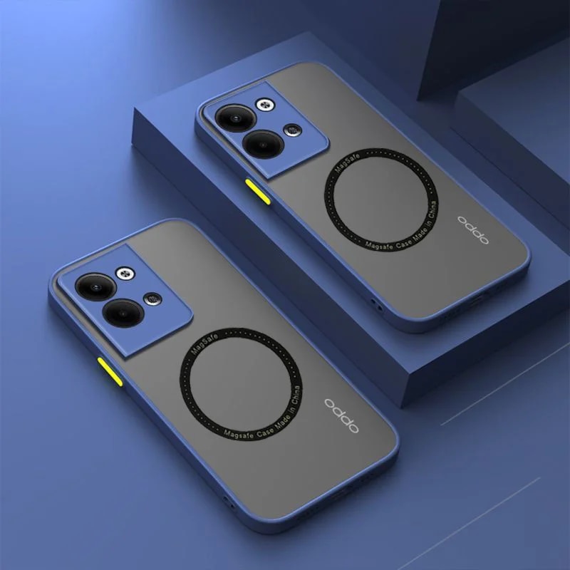 For Magsafe Wireless Magnetic Charging Case For Oppo Reno 9 6 7 8 10 Pro Plus 7z 8z 8T 4Z 6Z 7 8 Lite Cover On Reno 8 5G Cases. 