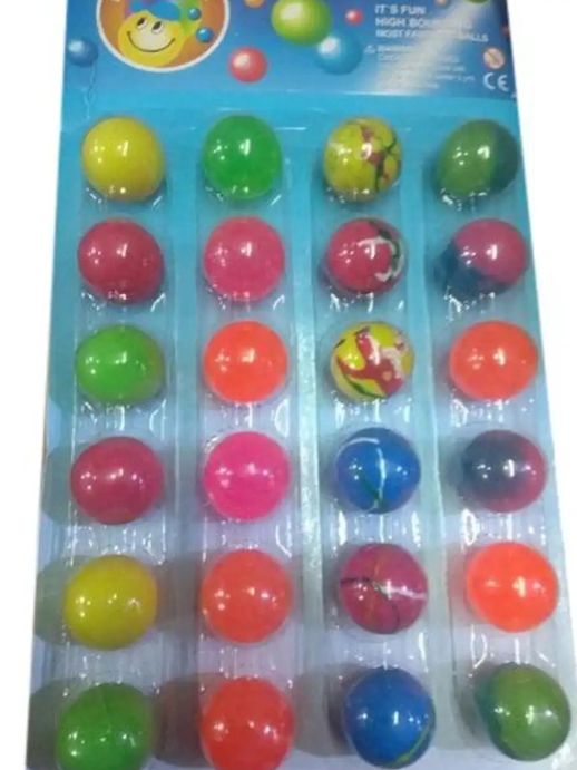 Bouncing Rubber Jumping Balls-6pcs. 