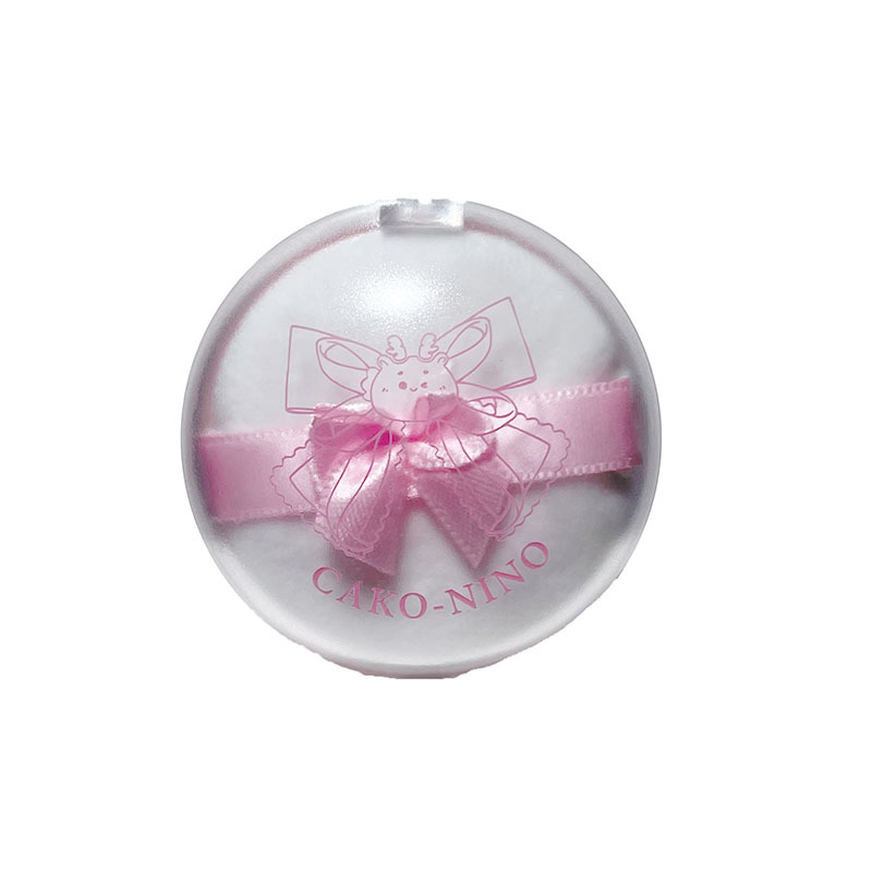 CAKO-NINO Wish Bow Monochrome Blush Looks Tender, Wears Makeup, Doesn't Fly Powder, Improves Complexion, Expands Color, Rouge. 