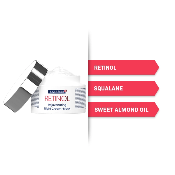 Bioxin Novaclear Retinol Rejuvenating Night Cream-Mask. 