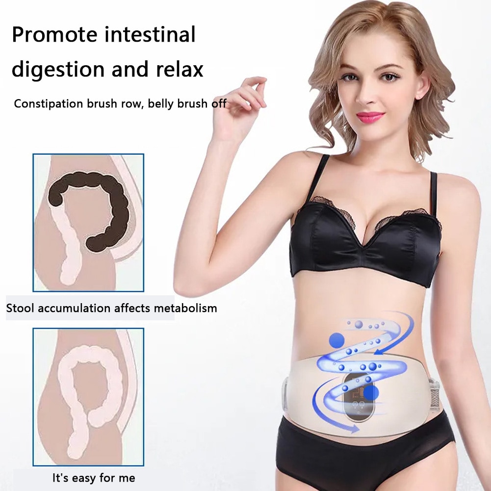FILFEEL Electric Slimming Belt-with Hot Compress and Vibration Function -  Weight Loss Burning Fat on Belly Abdomen Leg Tight Arm Shoulder Back Neck