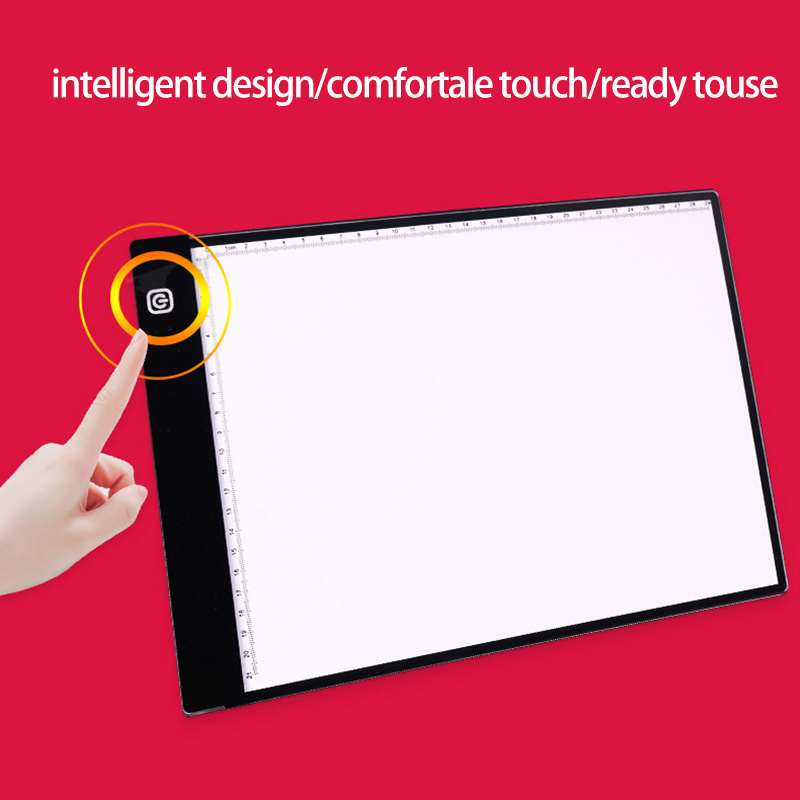 A5  USB LED Artist Thin Art Stencil Board Light Tracing Drawing Pad Table Box. 