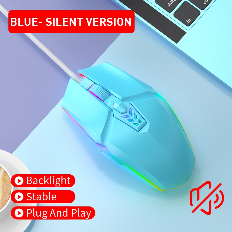 S700 Colorful Light USB Wired Office Gaming Mouse. 