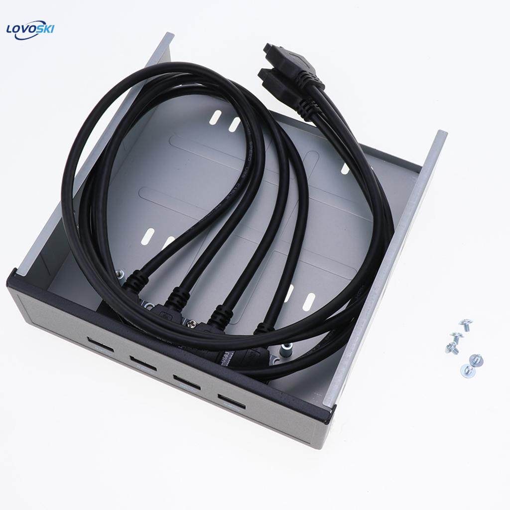 USB3.0 4Ports， Front Panel USB Hub with USB To 19/20 Pin Power Connector. 