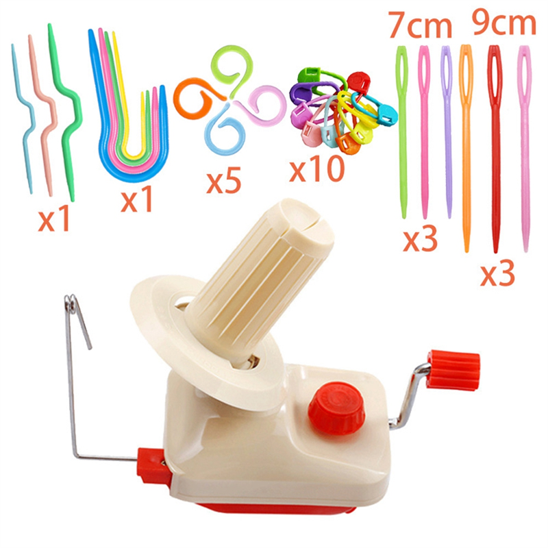 Winding Machine Knitting Machine Handheld Yarn Winder Fiber String Line Ball Winding Manual Wool Winder Durable. 