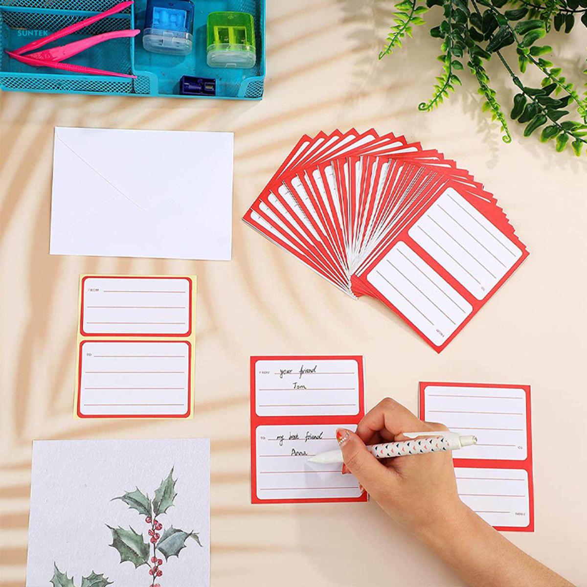 to from Return Address Mailing Labels, Mailing Labels Stickers Universal Blank Mail Shipping Label for School Office 50 Sheets