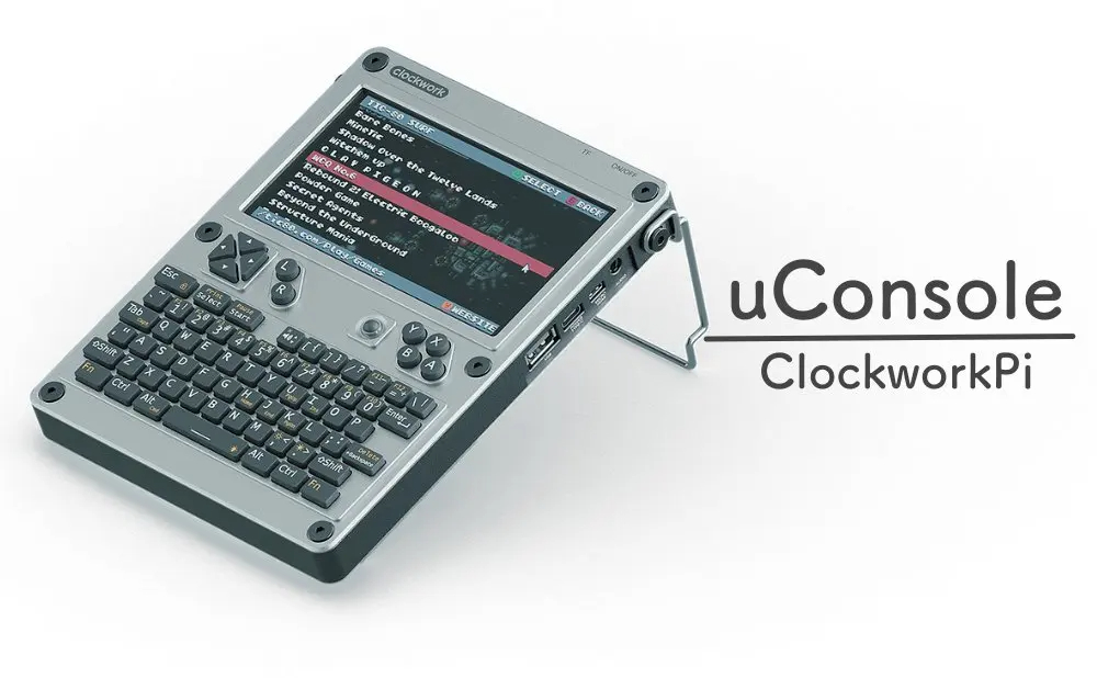 In stock uConsole Kit RPI-CM4 Lite Standard 5Inch HD 720P Open source game console 2024 New. 