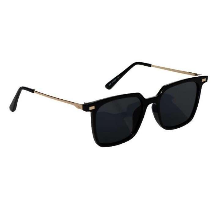 Black Casual Frame Sunglass for Men. 