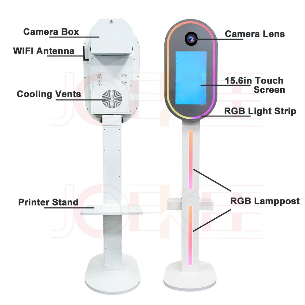 Mirror Photo Booth 15.6 inch LCD Touch Screen Camera Selfie Machine Shell Portable DSLR Photo Booth For Partys Events Weddings. 
