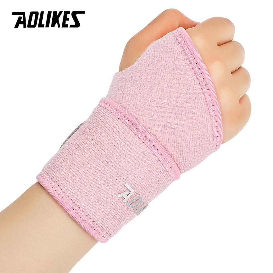 AOLIKES 1 PC Wrist Band Support for Adjustable Wrist Bandage Brace for  Sports Wristband Compression Wraps Tendonitis Pain Relief