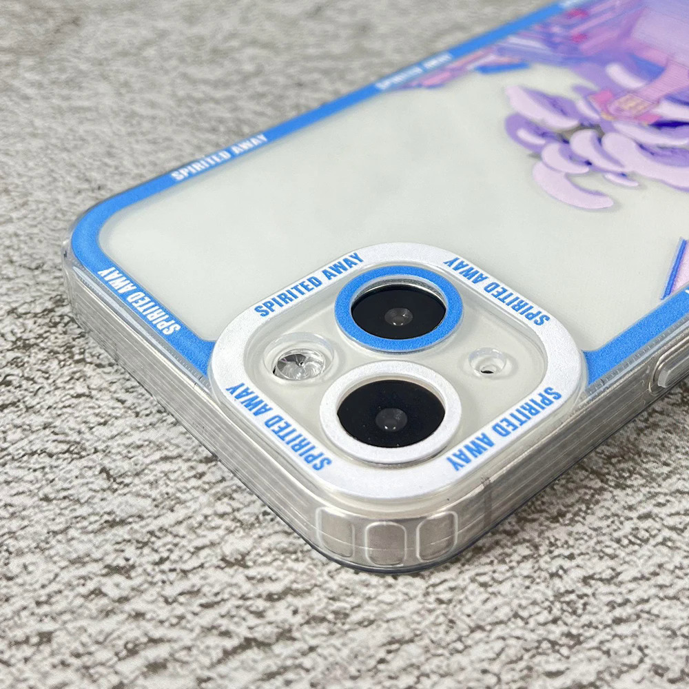 Spirited Away Angel Eyes Phone Case For iPhone 14 13 12 11 Mini Pro Max XS X XR SE 7 8 Plus Transparent Cover Dislikelike. 