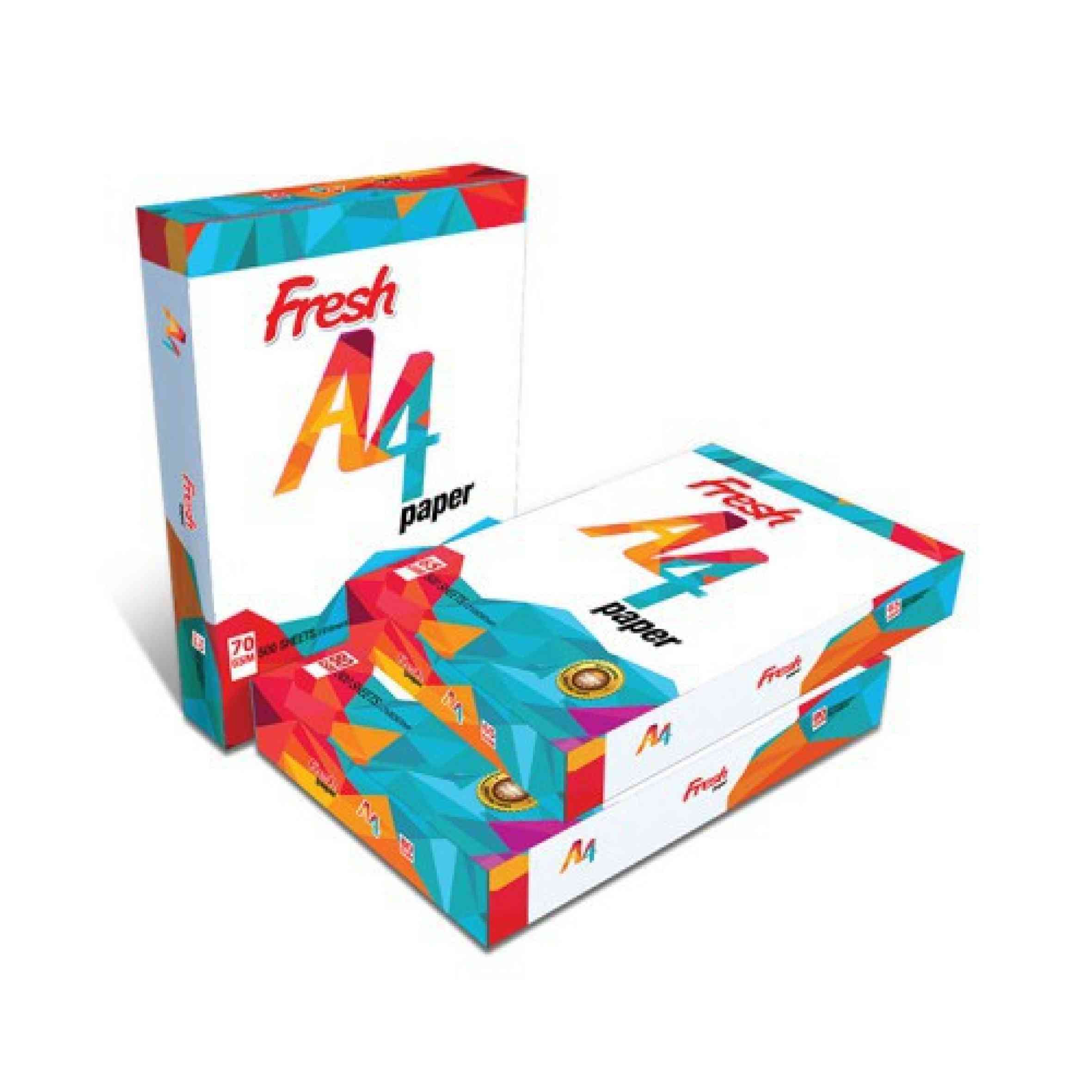 Fresh A4 Size Paper - 70 GSM, 500 Sheets (1 Ream) for Photocopy, Printing, and Daily Use (2)