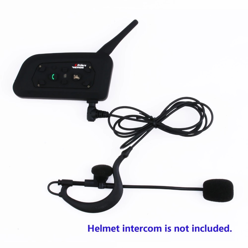 Full Duplex Two-way Football Coach Judger Arbitro Earpiece Soccer Referee Communication Headset For V6 V4 FBIM Helmet Heads. 