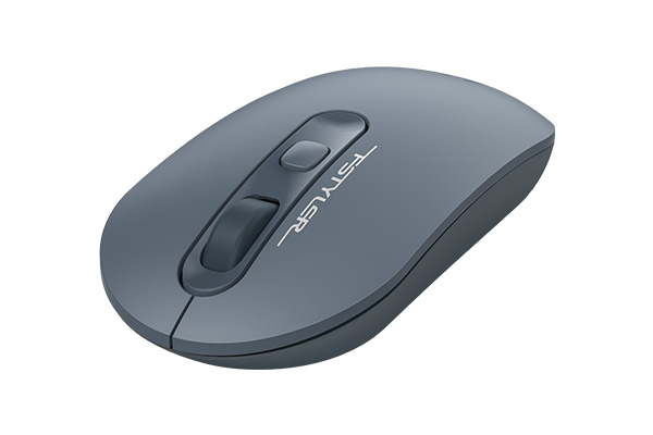 A4tech Fstyler FG20 2.4G Wireless Mouse - 2000 DPI - Optical Sensor - Nano USB Receiver - Grey/Ash Blue. 