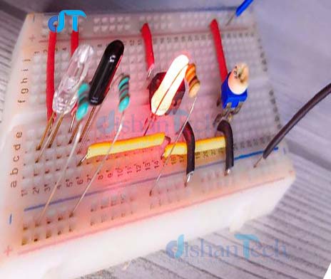 INFRARED SENSOR USING LM358 OP-AMP