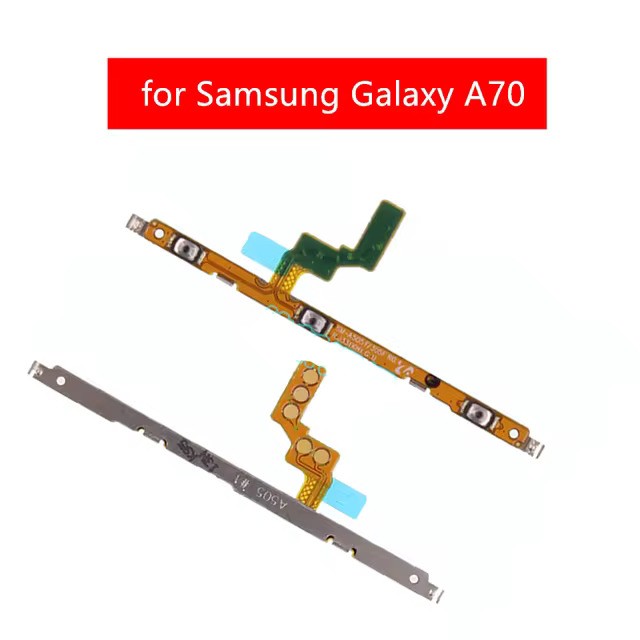 Samsung Galaxy A70 Power on / off Switch Button Side Volume Up Down Buttons Flex Cable Replacement Parts. 