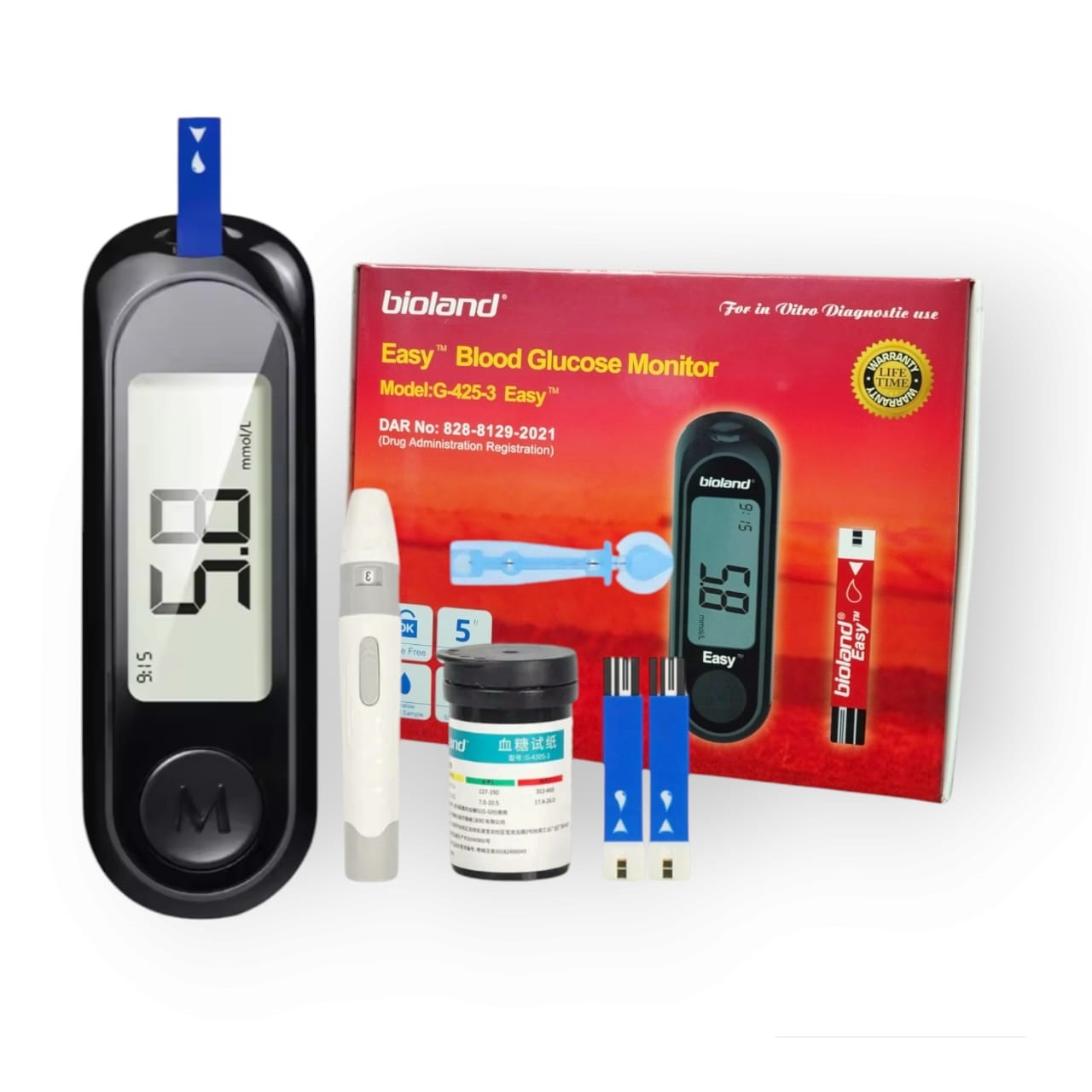 Accurate Check SHC BG202 Blood Glucose Monitoring Diabetes Machine. 
