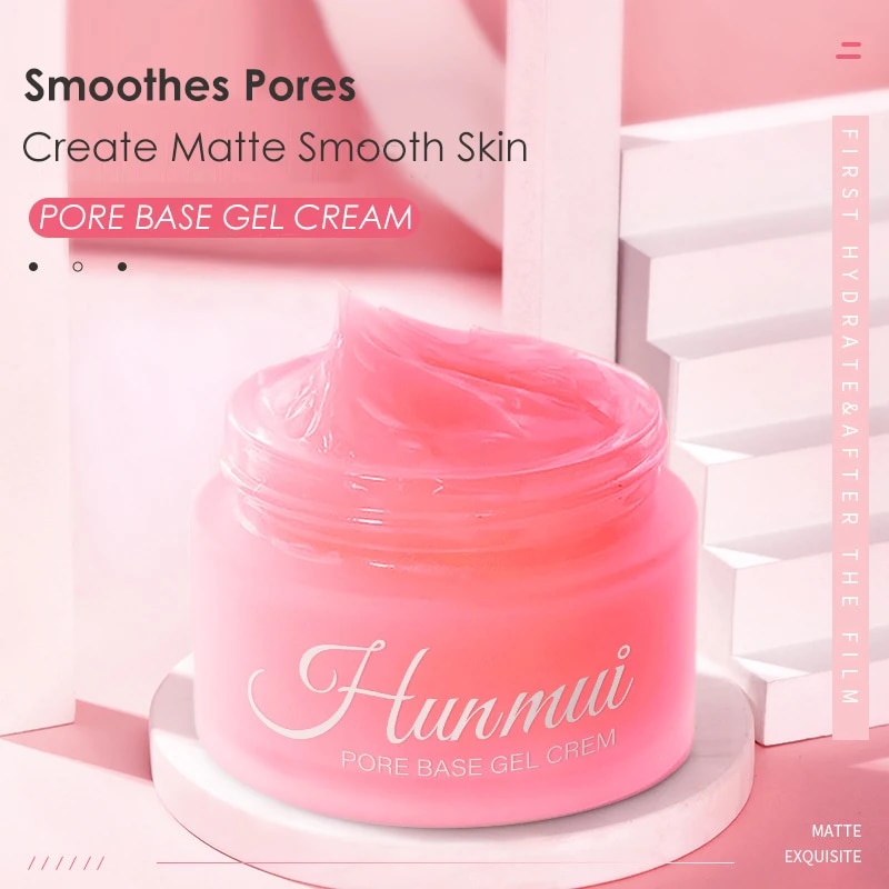 Hunmui Face Primer Pore Base Gel Cream Magical Perfecting Base Face Primer Under Foundation Invisible Pore Makeup Primer Cream Abandon Abandon