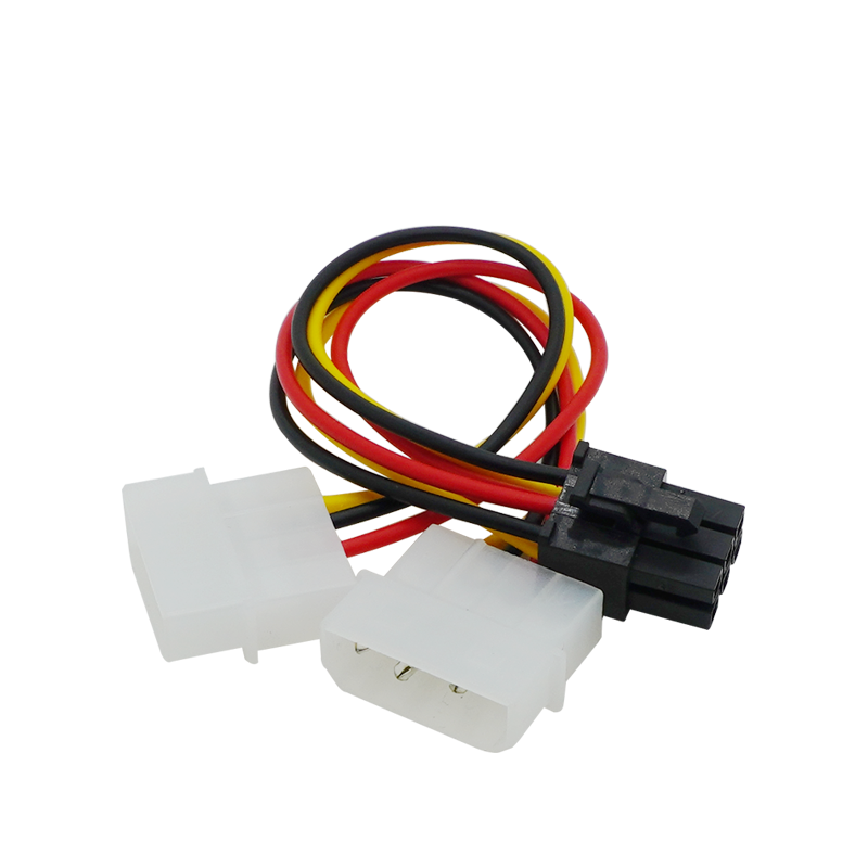 PCIe 6pin to 6 2 pin PCI 8pin Adapter Splitter Power Extension Cable,Power Supply PCI-e 6-pin to 8-pin for PCI Express GPU Video. 