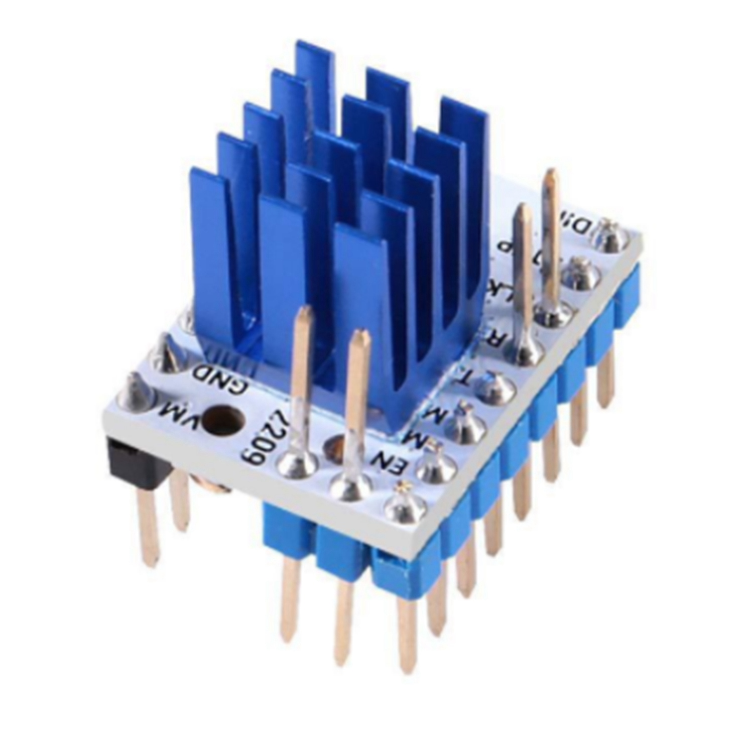 Individual 5Pcs TMC2209 V3.0 Stepper Motor Driver Stepping Rod Silent Driver 256 Microstep Current 2.8A Peak VS TMC2208. 