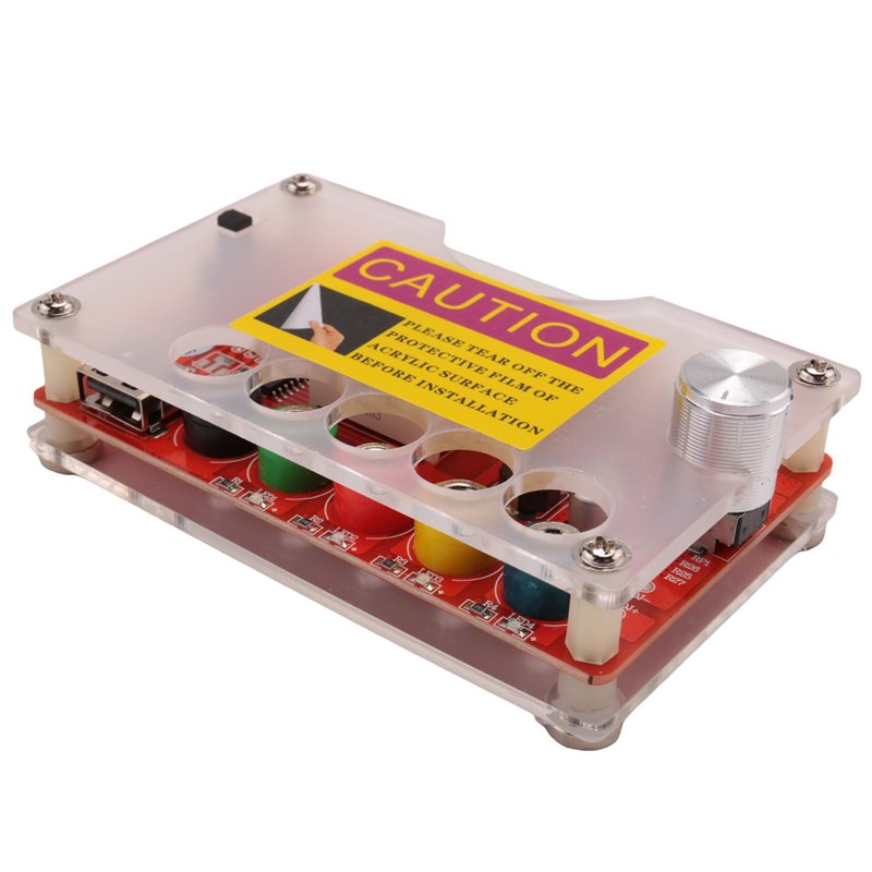 ATX 24Pin Power Breakout Board with ADJ Adjustable Voltage Knob and Acrylic Shell Kit Voltage Regulator