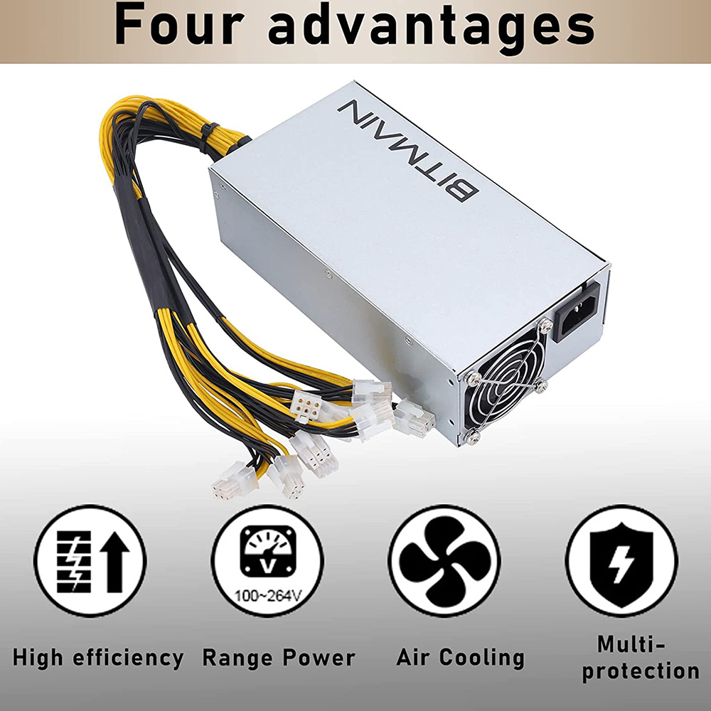 APW7 1800W p g U a Ater 9/3+/A6/A7/R4/7/E9 10X PCI-E 6P Cect. 