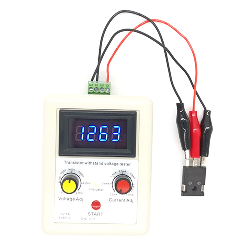 1 Set ABS White Transistor Withstand Voltage Tester MOS Transistor IGBT Voltage Regulator Diode Detector A. 
