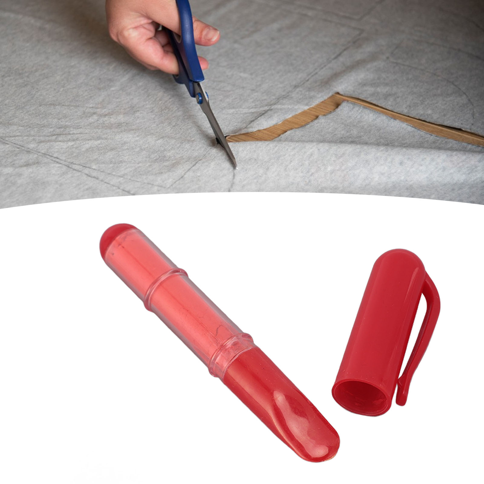 Fabric Chalk Liner Pen Portable Fabric Chalk Marker Easy To Remove for Quilting. 