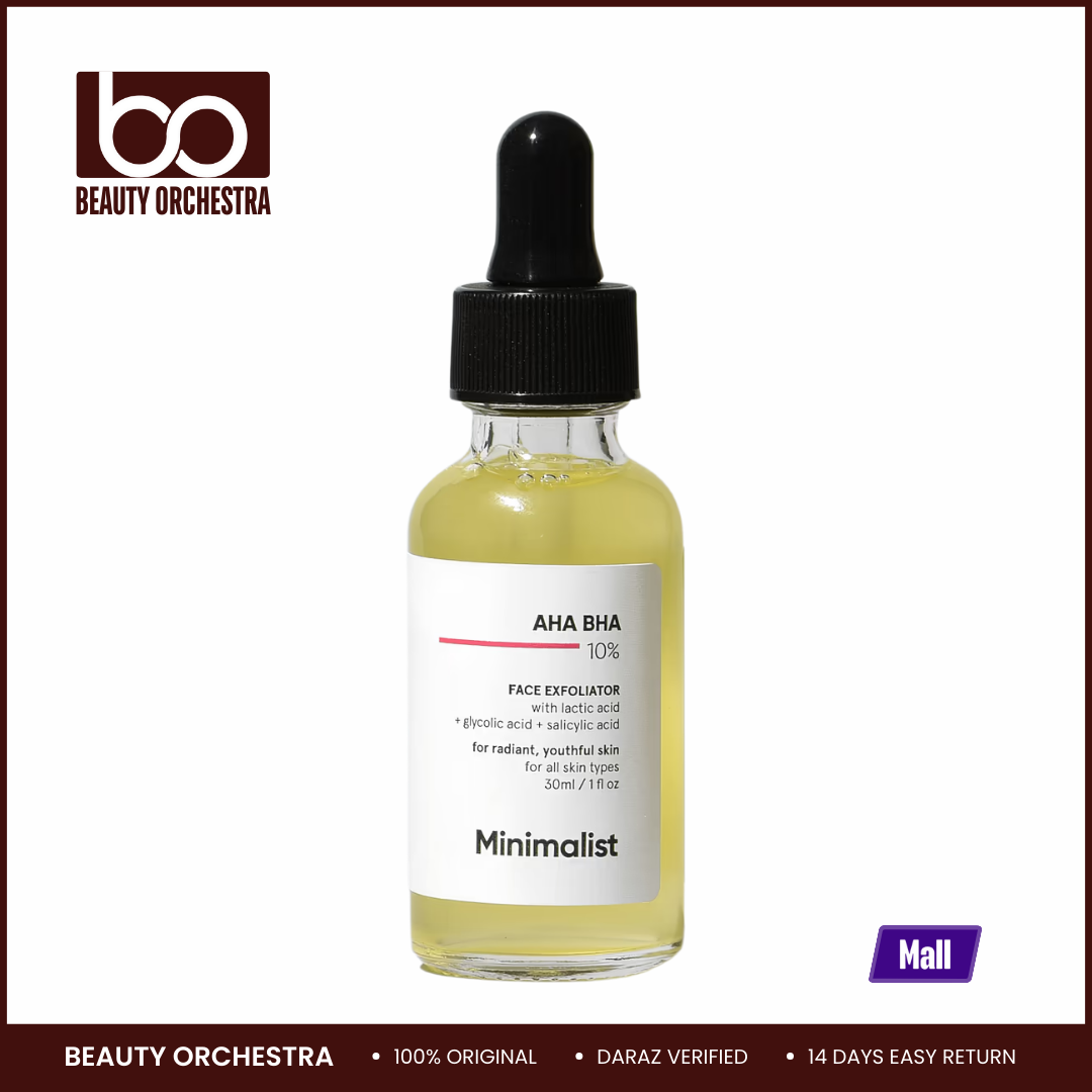 Minimalist AHA BHA 10% Face Exfloiator - 30ml