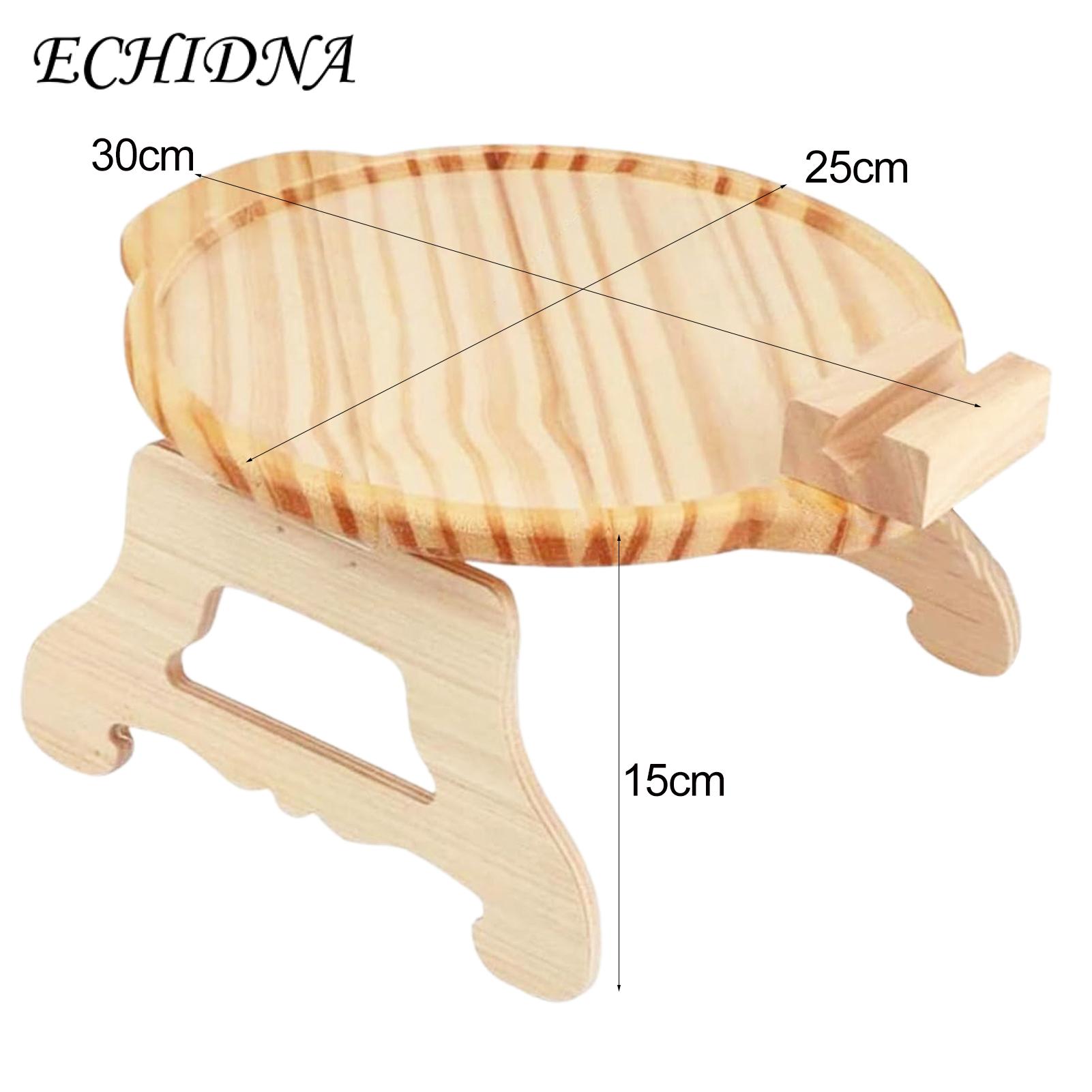 Sofa Table with Mobile Phone Holder Foldable Sofa Table Tray with Phone Holder Convenient Multi-functional Couch Tray for Home Convenient Sofa Side Table with Foldable Arm Phone Stand. 