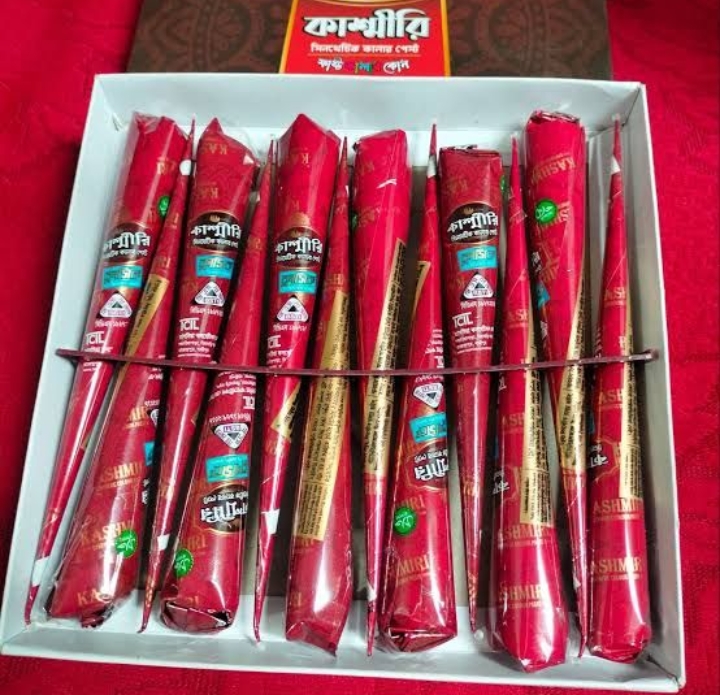 Kashmiri Fast Colour Cone Mehendi 1 piece. 