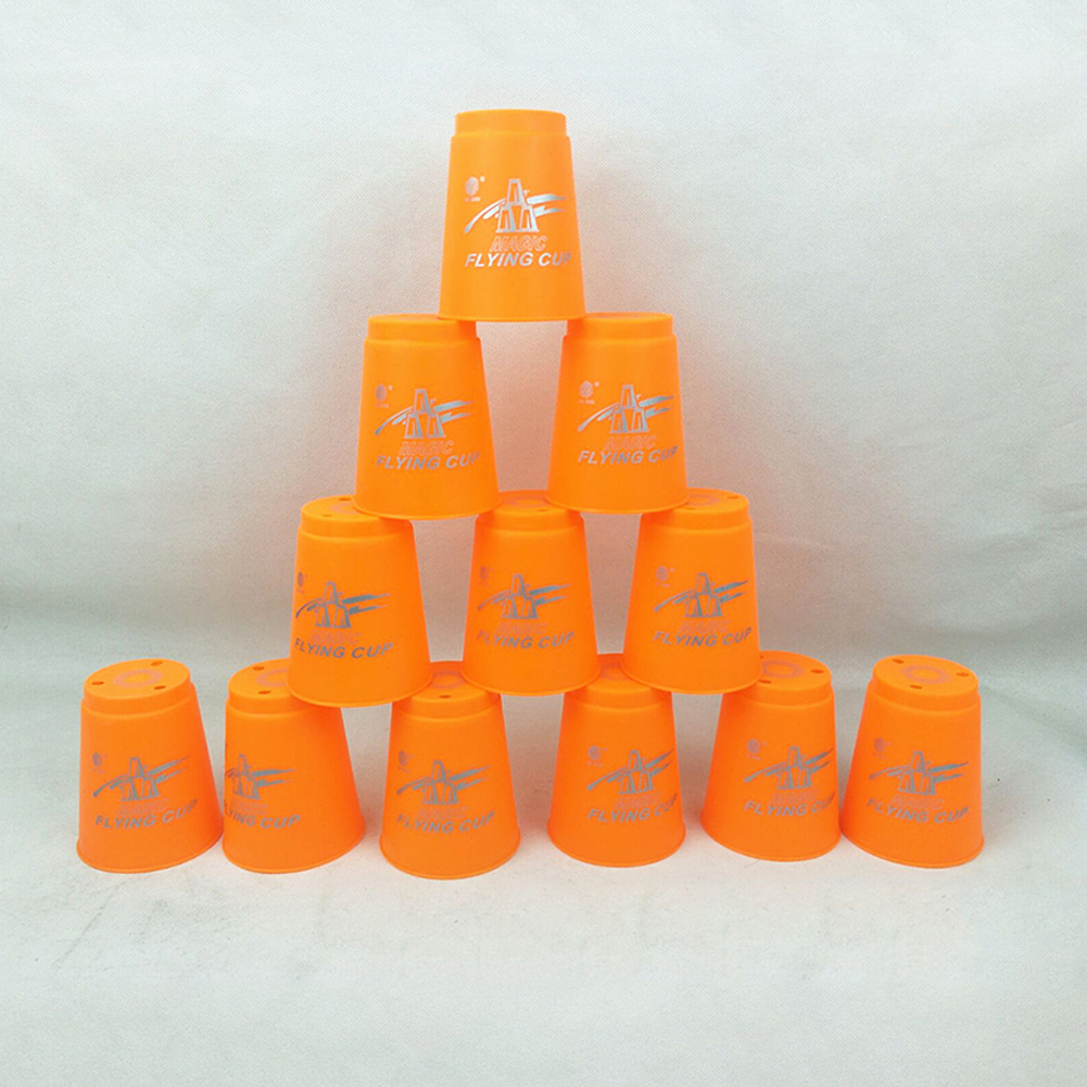 12Pcs Quick Speed Stack Cup Sport Stacking Challenge Competition Party Game Toy. 