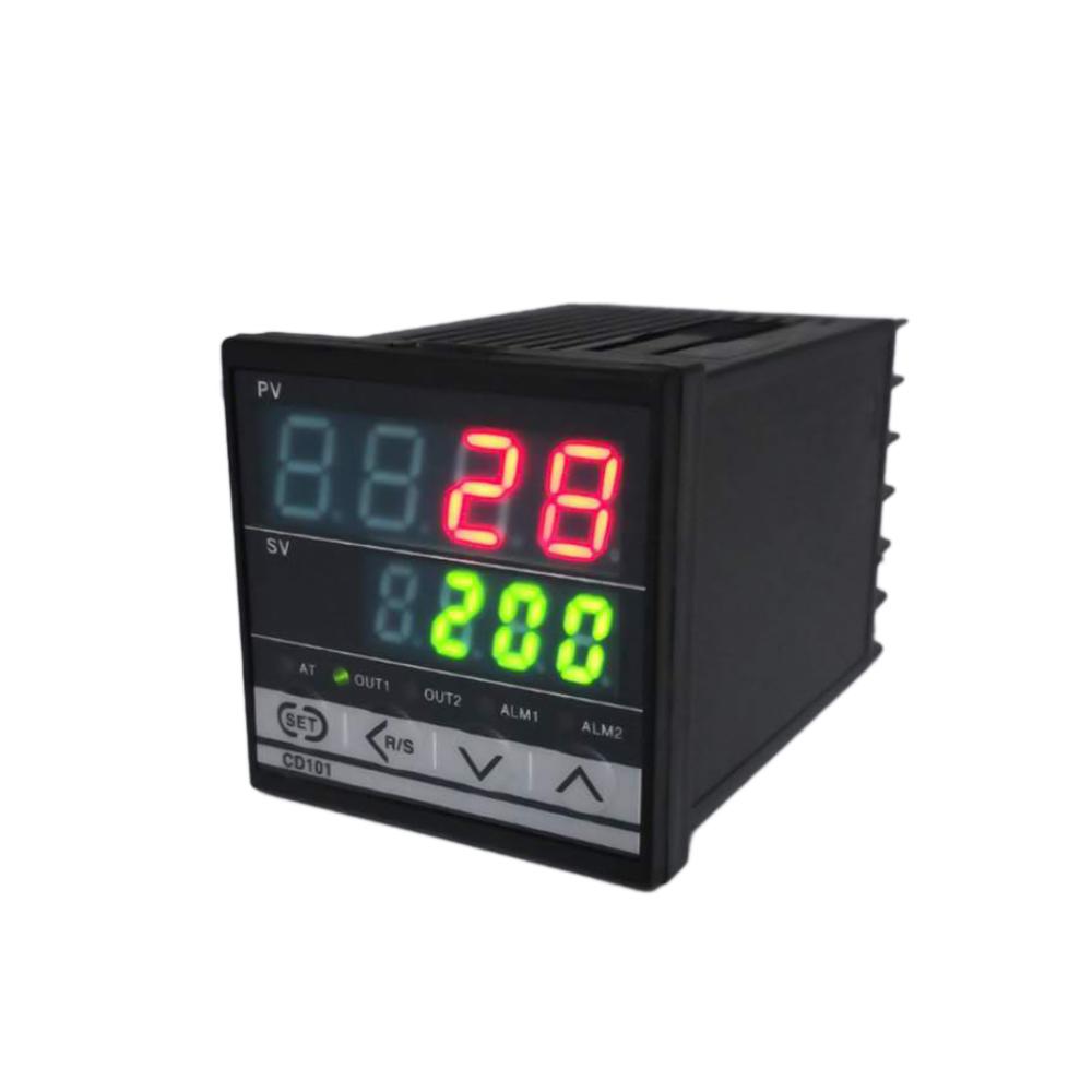 Digital PID dual display Temperature Controller Max Test Temperature 1372 Degree Thermoregulator with Alarm Relay Output CD101. 