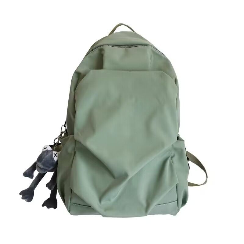 School bag female college student korean version campus simple large capacity backpack trendy brand ins style can be loaded with computer backpack men