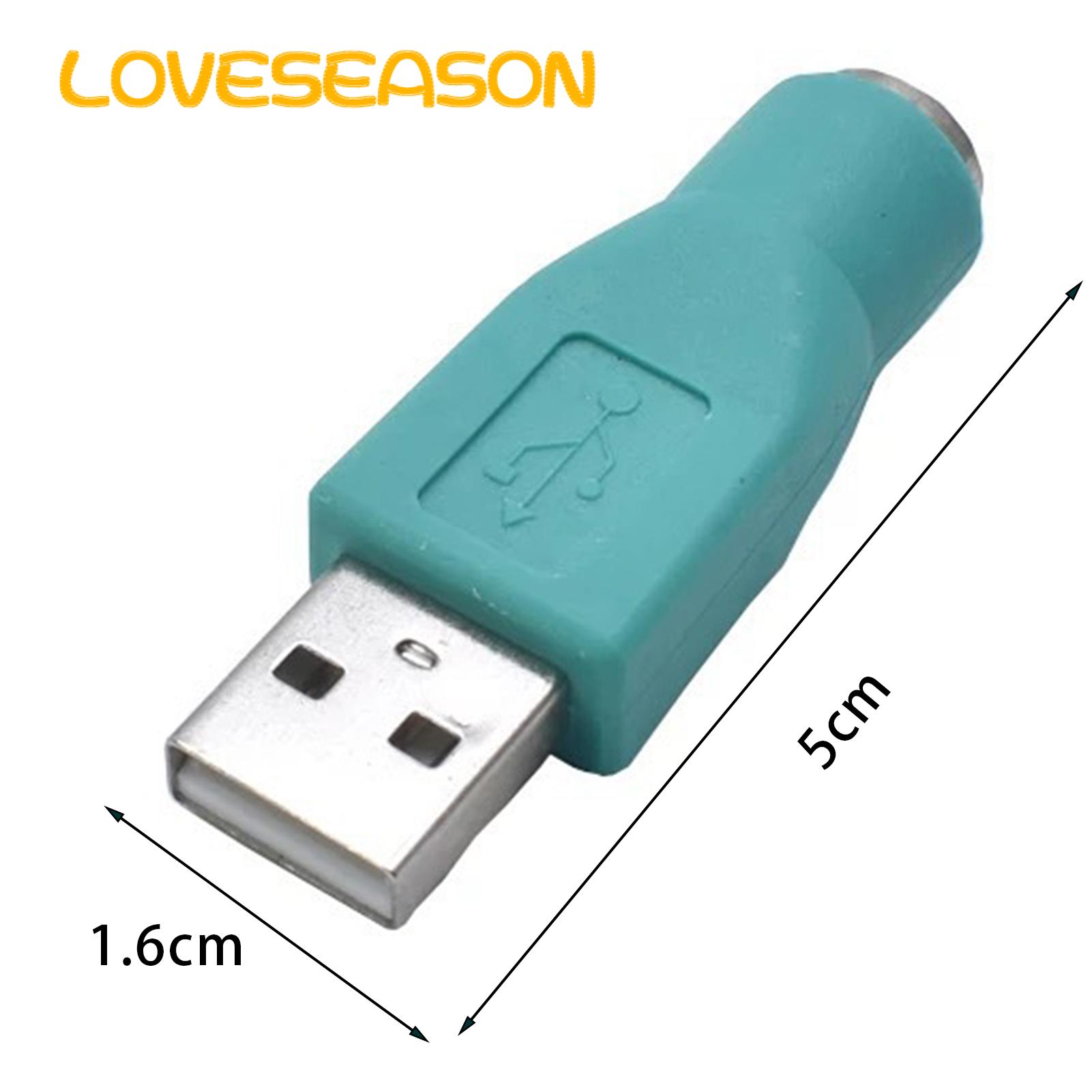 for Ps/2 to Usb Adapter 5pcs Ps/2 to Usb Adapter for Keyboard Mouse Pc Laptop Plug Play High-speed Signal Transmission Connector Mouse Keyboard for Ps/2 to Usb Converter. 
