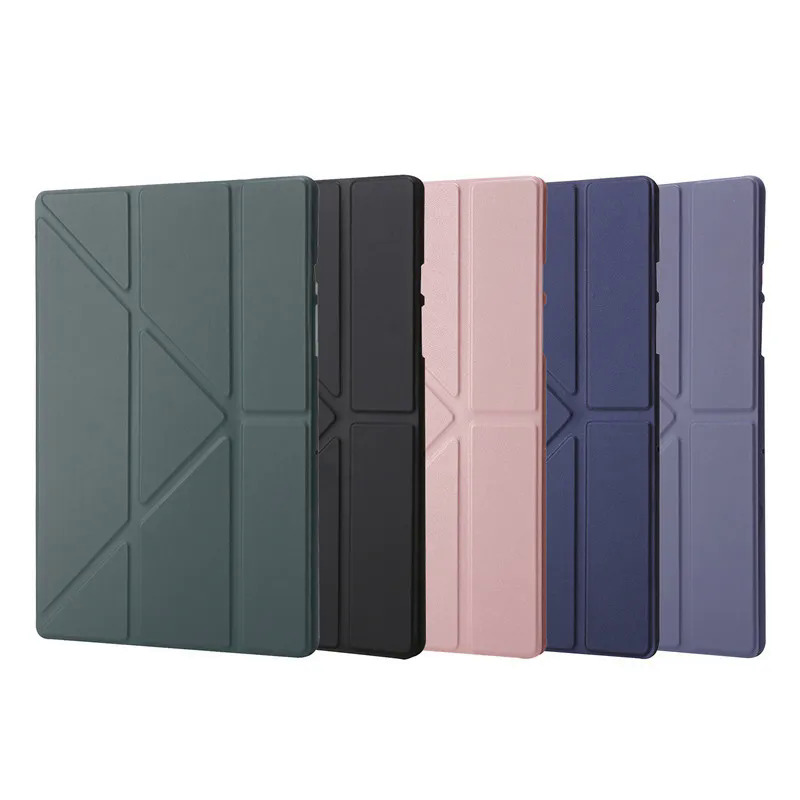 【Lejia】Samsung Galaxy Tab A8 2021 case 10 5 inch PU leather soft silicon back stand smart cover for Samsung A8 SM-X200/SM-X205. 